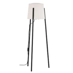 Lámpara de terraza Lindby Jaimy, 148 cm, trípode, aluminio