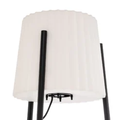 Lámpara de terraza Lindby Jaimy, 148 cm, trípode, aluminio