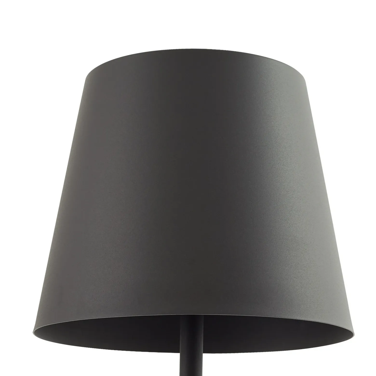 Lámpara de terraza Lucande Andrei, gris, 150cm de altura, IP54, E27