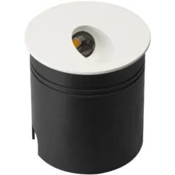 Lámpara empotrable LED Aspen IP65, redonda, blanca