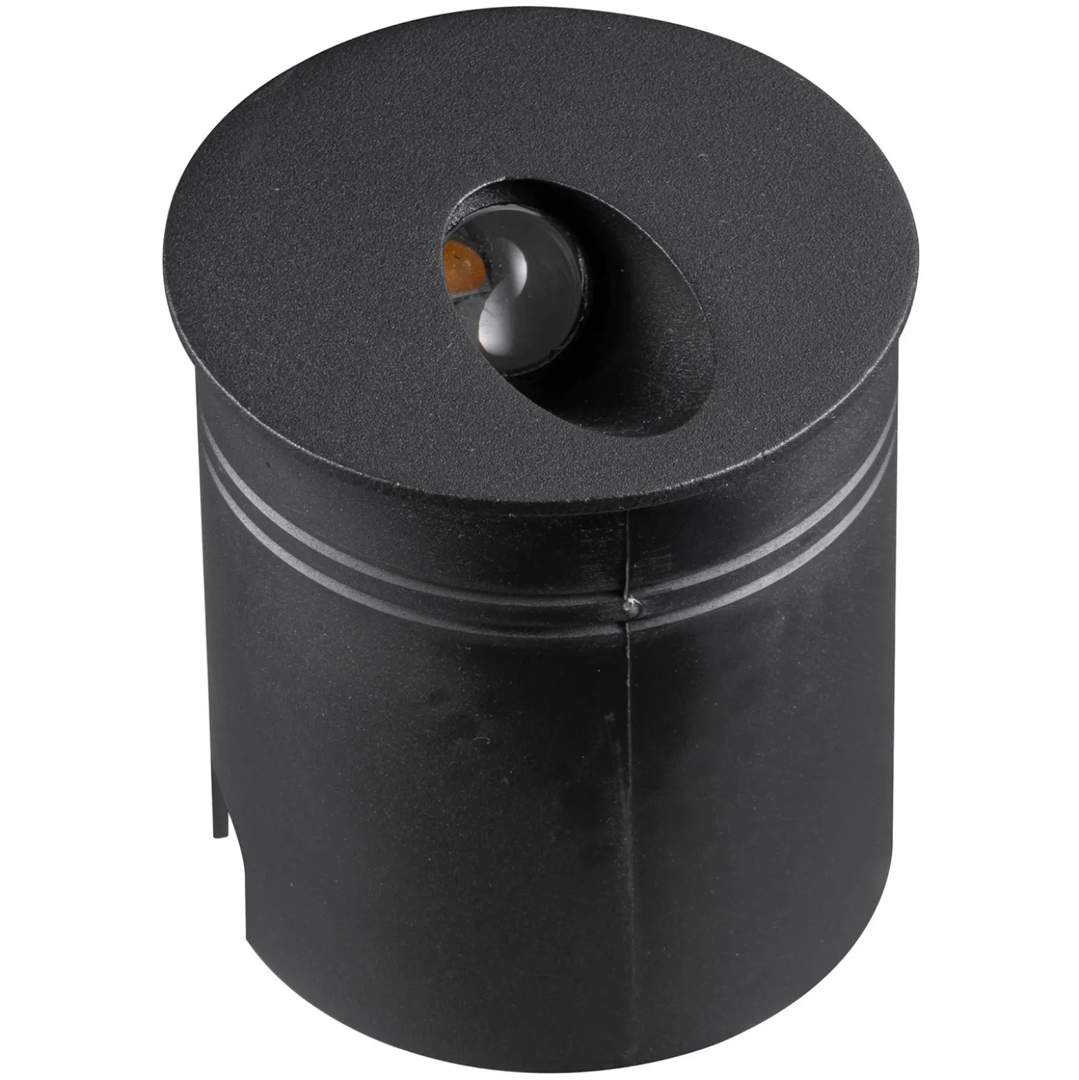 Lámpara empotrable LED Aspen IP65, redonda, negra