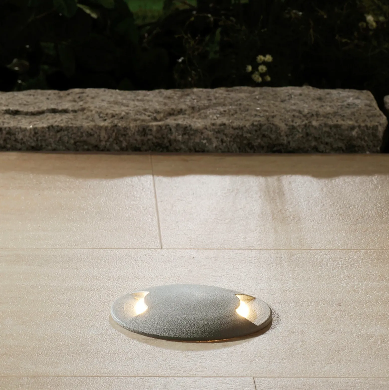 Lámpara empotrable LED de suelo Ceci 120-2L gris CCT