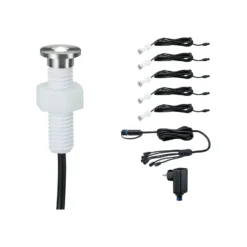 Lámpara empotrable Paulmann Plug & Shine 93695, Basis de 5 unidades