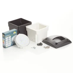 Lámpara empotrada LED Leti 100 Square-ST negro CCT