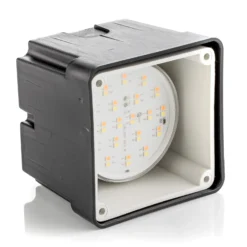 Lámpara empotrada LED Leti 100 Square-ST negro CCT