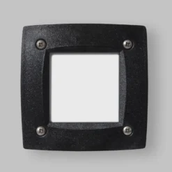 Lámpara empotrada LED Leti 100 Square negro 3W CCT
