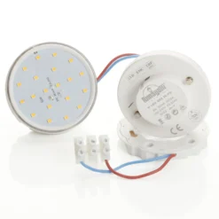 Lámpara empotrada LED Leti 300-VP negro 2x3W CCT