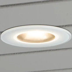 Lámpara empotrada LED 7875 techo exterior, blanco