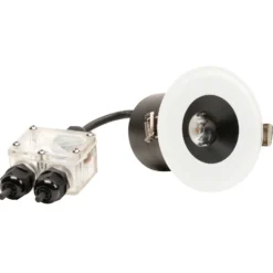 Lámpara empotrada LED 7875 techo exterior, blanco