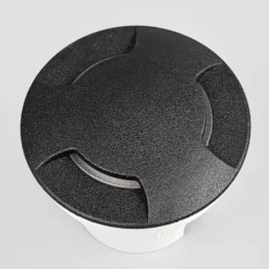 Lámpara empotrada suelo LED Ceci 120-3L negro CCT