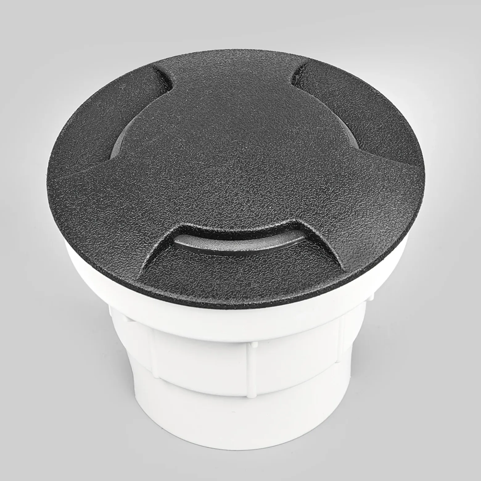 Lámpara empotrada suelo LED Ceci 120-3L negro CCT