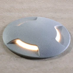 Lámpara empotrada suelo LED Ceci 120-3L gris CCT
