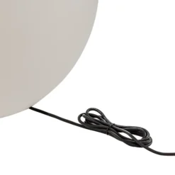 Lámpara esférica Cumulus XL, Ø 80 cm, blanca, plástico, IP44, casquillo E27