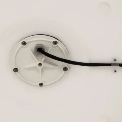 Lámpara esférica Cumulus XL, Ø 80 cm, blanca, plástico, IP44, casquillo E27