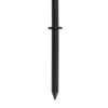 Lámpara exterior LED Lindby Ketil, negra, pica de tierra, batería