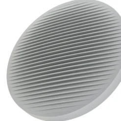 Lámpara exterior LED Lucande Akito, gris claro, altura 260 cm, IP54