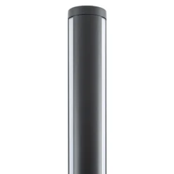 Lámpara exterior LED Lynel de Lucande, antracita, altura 200 cm, IP54