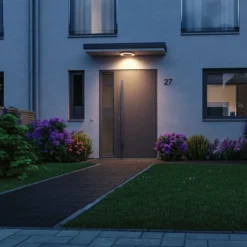 Lámpara exterior LED Paulmann Circula ZigBee, color antracita