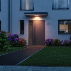 Lámpara exterior LED Paulmann Circula ZigBee, color antracita