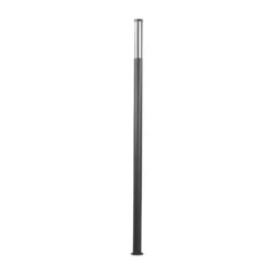 Lámpara exterior LED Sidny de Lucande, 220 cm, antracita, IP54