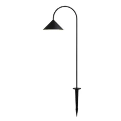 Lámpara LED con pica para clavar en el suelo Grasp de FRANDSEN, negra, altura