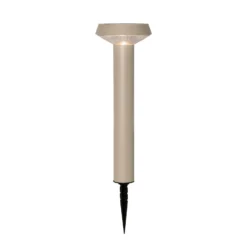 Lámpara LED con pica para el suelo «Casa», color beige, altura 45 cm