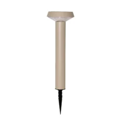 Lámpara LED con pica para el suelo «Casa», color beige, altura 45 cm