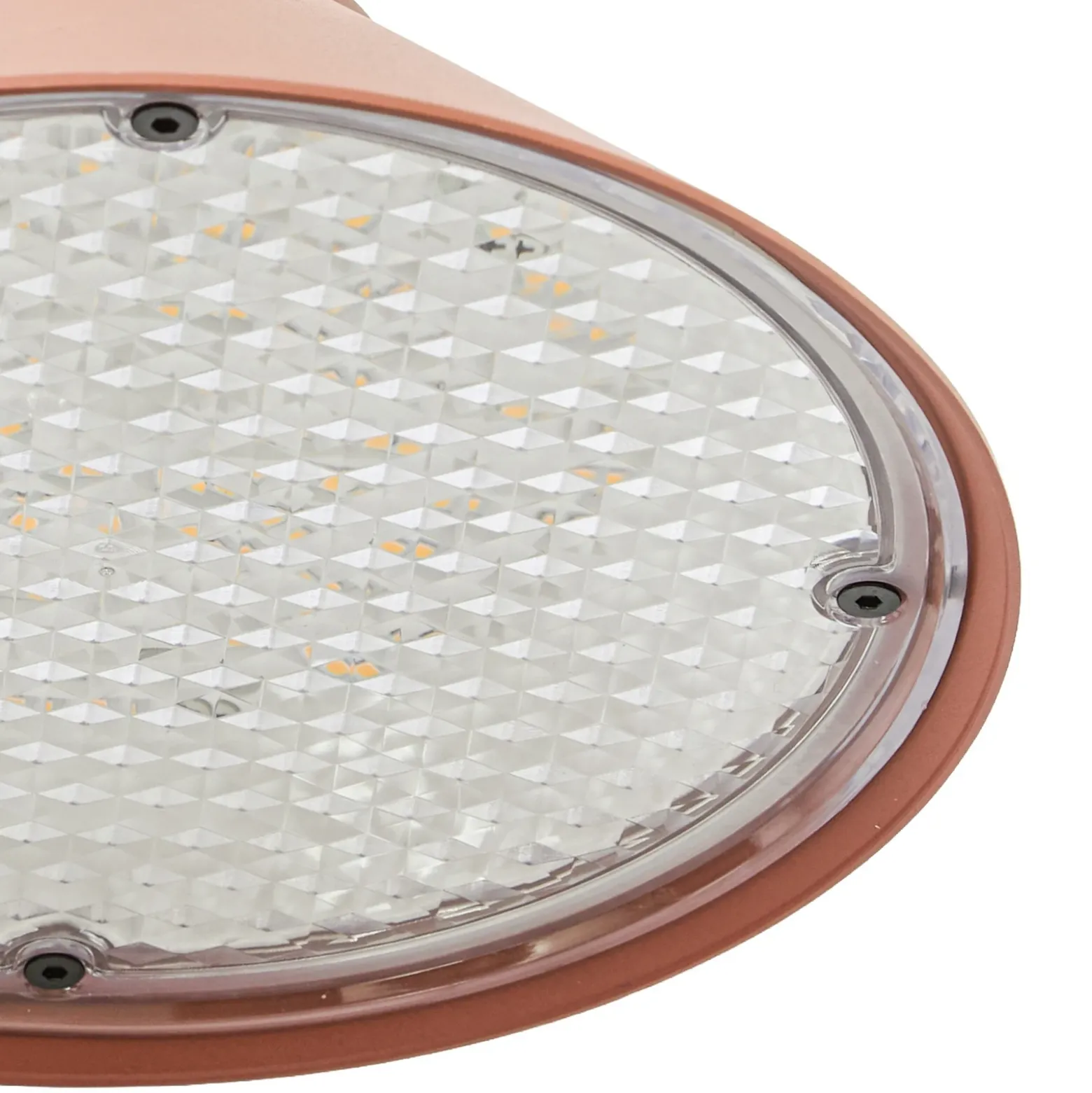 Lámpara LED con pica para jardín Lindby Capelo, color tierra, 78 cm, IP65
