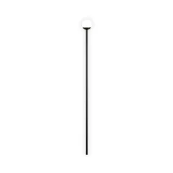 Lámpara LED con pica para suelo SCOOP, negra, 3 luces, IP44, enchufe