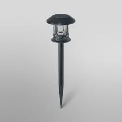 Lámpara LED con pica solar OSRAM SMART+, negro RGB CCT IP44