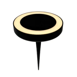 Lámpara LED con pica solar Otera de Dyberg Larsen, negra, IP54