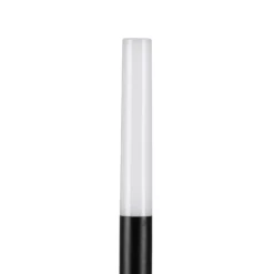 Lámpara LED con pica STICK, negra, 3 luces, IP44, enchufe