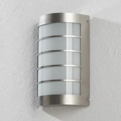Lámpara LED con sensor Aqua Marco con rejilla de acero inoxidable