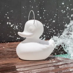 Lámpara LED de diseño DUCK-DUCK S para exteriores en color blanco