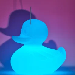 Lámpara LED de diseño DUCK-DUCK XL para exteriores en color blanco