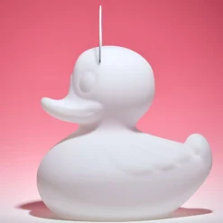 Lámpara LED de diseño DUCK-DUCK XL para exteriores en color blanco