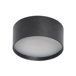 Lámpara LED de techo CMD 9092, Ø 12 cm, antracita, IP44, metal