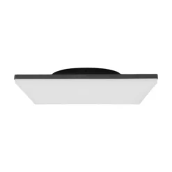 Lámpara LED de techo Henni, IP65, sensor, 30x30 cm, antracita