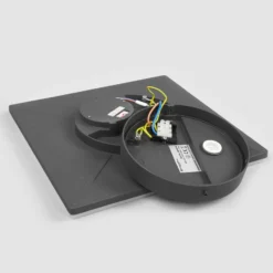 Lámpara LED de techo Henni, IP65, sensor, 30x30 cm, antracita