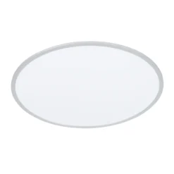 Lámpara LED de techo Lindby Narima, 4.000 K, Ø 80 cm, plata