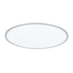 Lámpara LED de techo Lindby Narima, CCT, Ø 80 cm, plata
