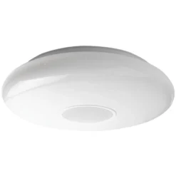 Lámpara LED de techo MEGAMAN «Matter Muse», blanca, RGBW, IP54, inteligente