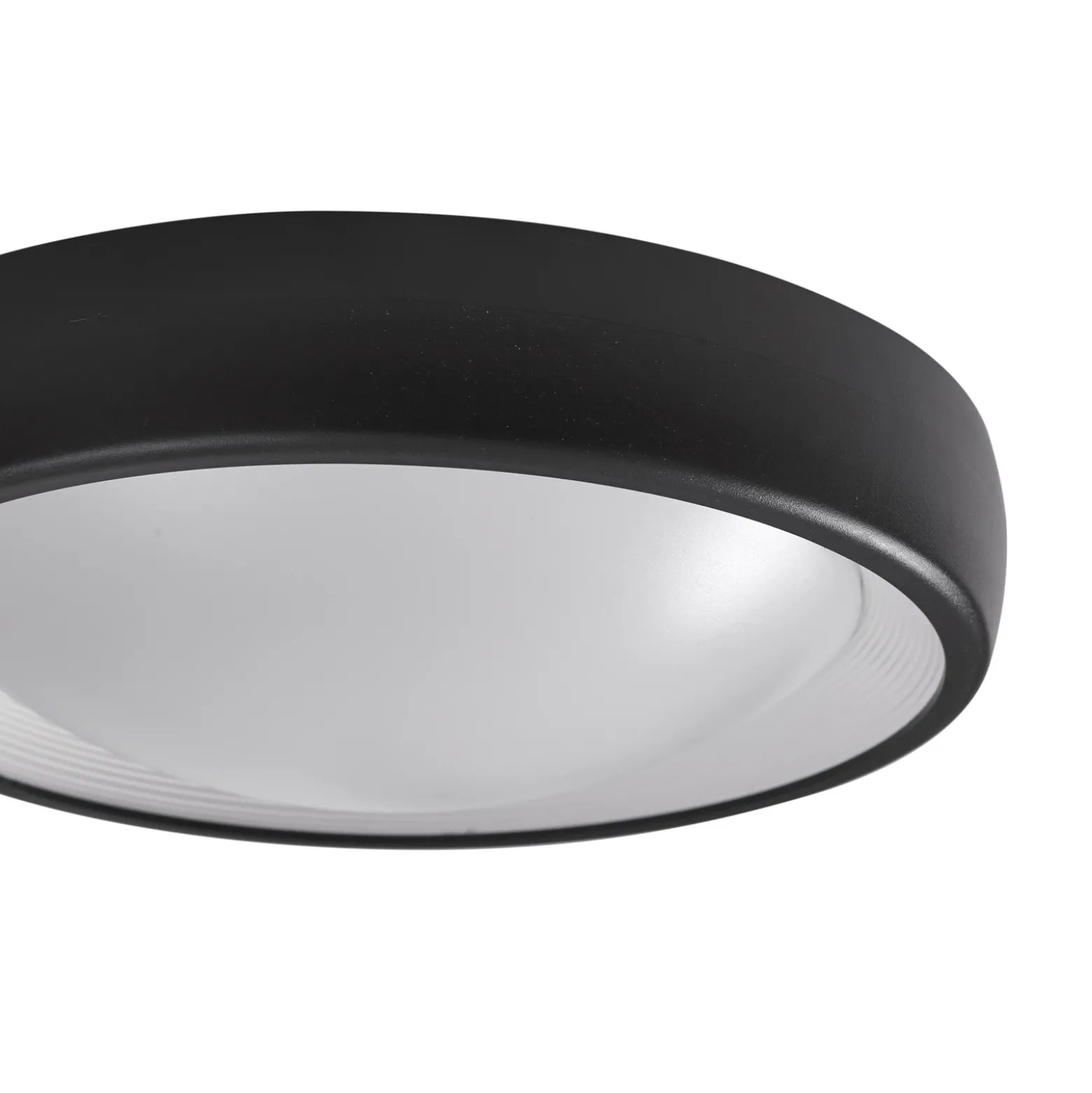 Lámpara LED de techo para exterior Niniel de Lindby, negra, Ø 25 cm