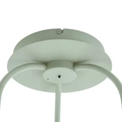 Lámpara LED de techo para exterior Lucande Sylvara, verde, CCT, 3 luces