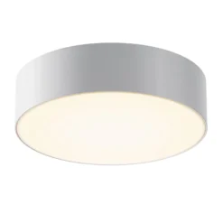 Lámpara LED de techo para exterior Zon, blanca, Ø 22 cm, 3000 K, metal