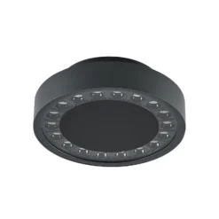 Lámpara LED de techo para exterior Nona de Molto Luce, Ø 18,2 cm, antracita