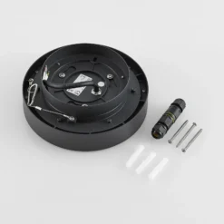Lámpara LED de techo para exterior Nona de Molto Luce, Ø 18,2 cm, antracita
