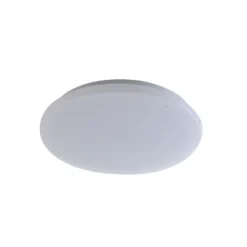 Lámpara LED de techo para exterior Lindby Kirkola, 3000 K, Ø 34 cm, blanca