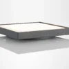 lámpara LED de techo para exterior Lucande Birta, gris oscuro, IP54, 34 cm