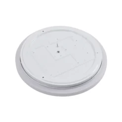 Lámpara LED de techo para exterior Doki de Lindby, 34 cm, blanca, plástico